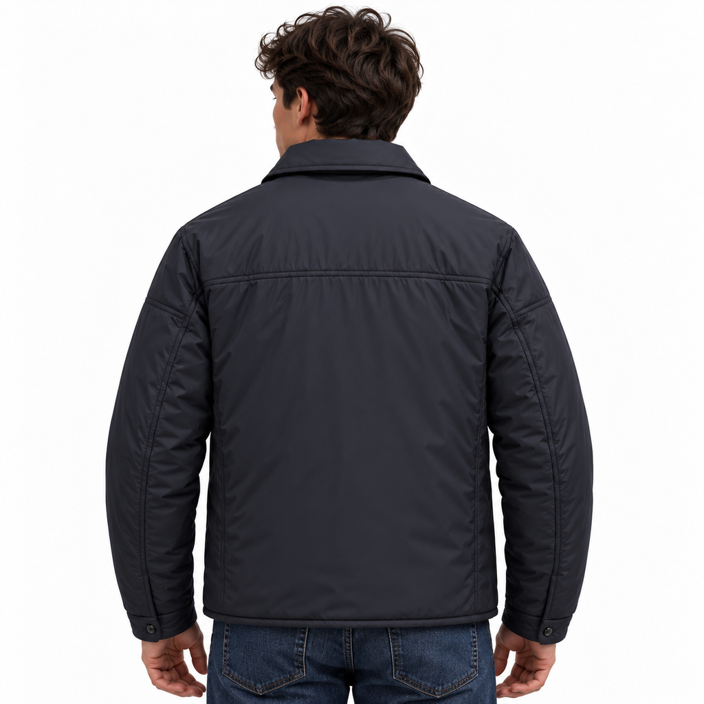 Herno Man Jacket Shirt Blue