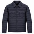 Herno Man Jacket Shirt Trapuntata Blue