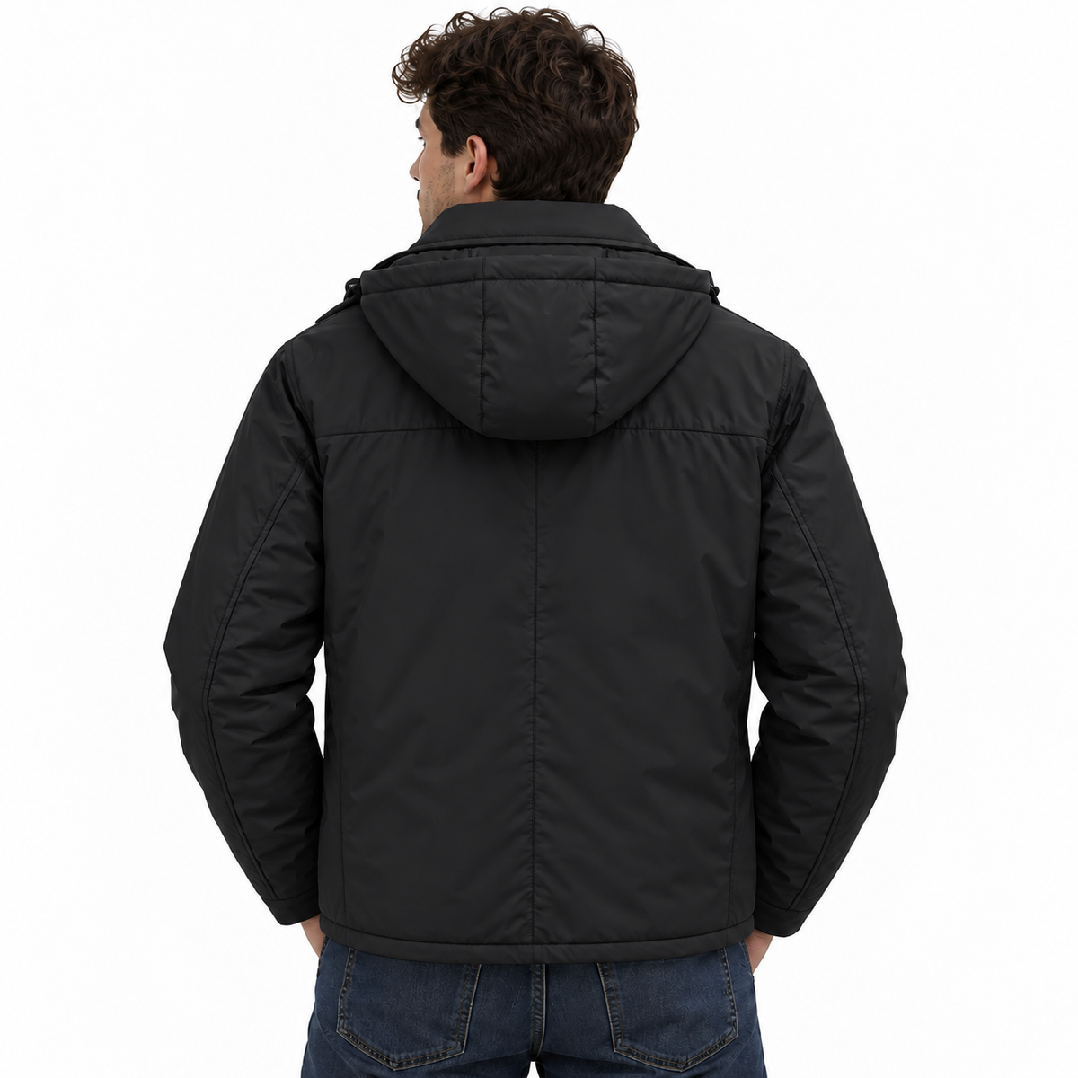 Herno Man Jacket Impermeabilie Black