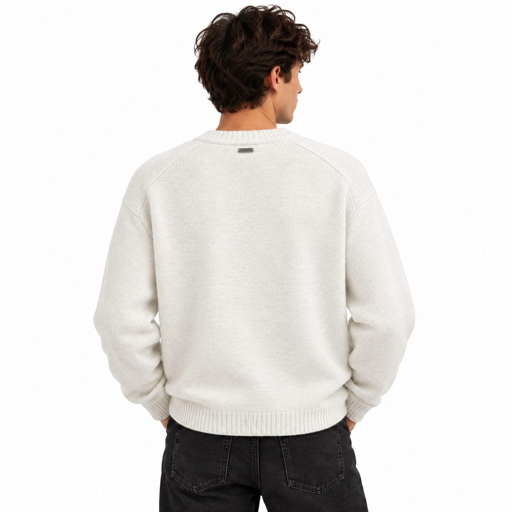 Herno Man Knit White
