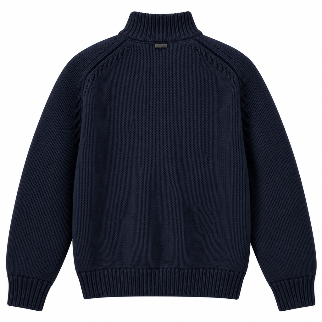 Herno Man Sweater Knit Blue