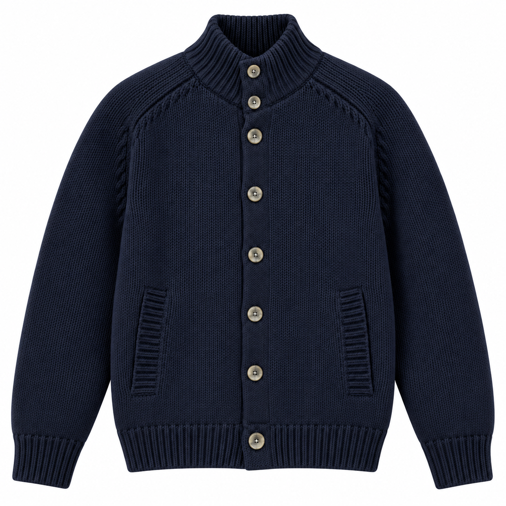 Herno Man Sweater Knit Blue