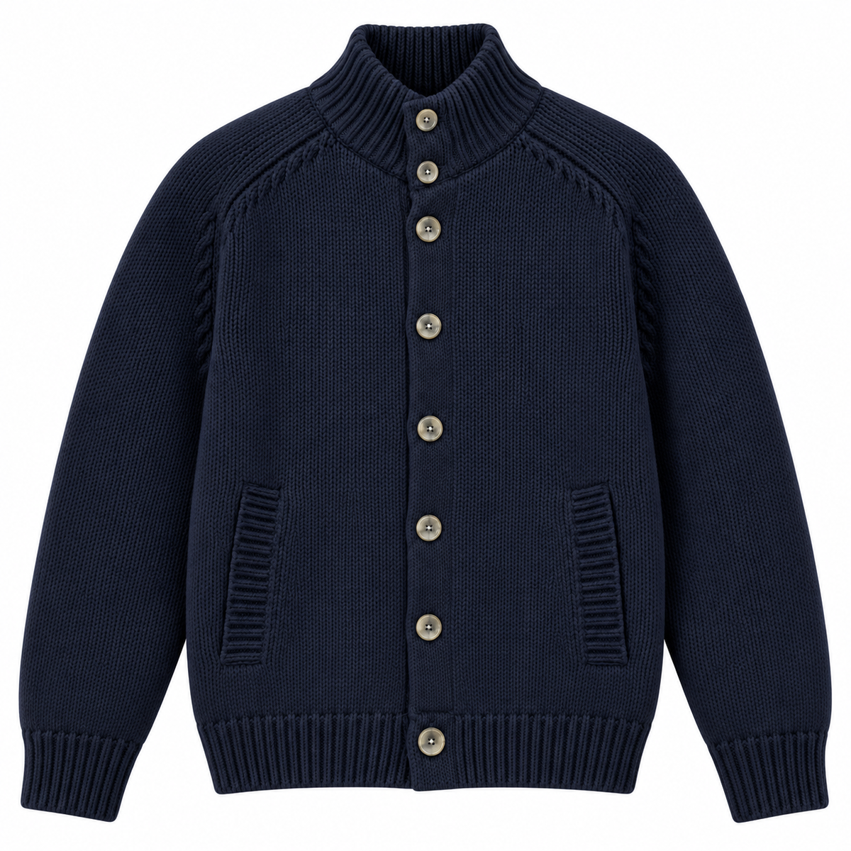 Herno Man Sweater Knit Blue