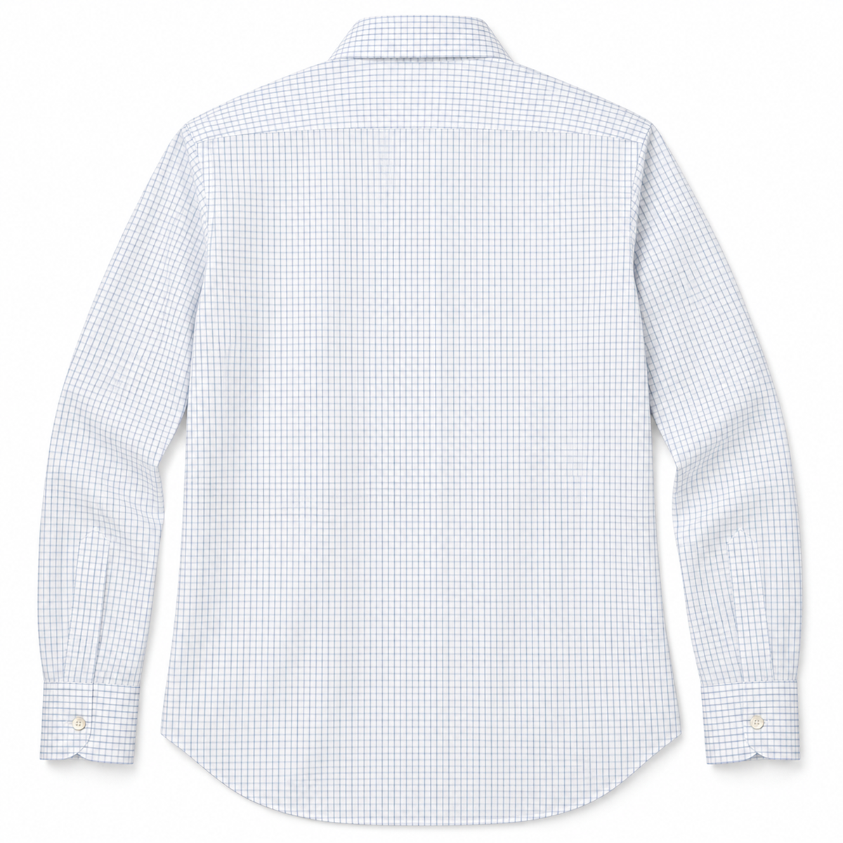 Ermenegildo Zegna Fabric Man Shirt Cotton Quadretti White