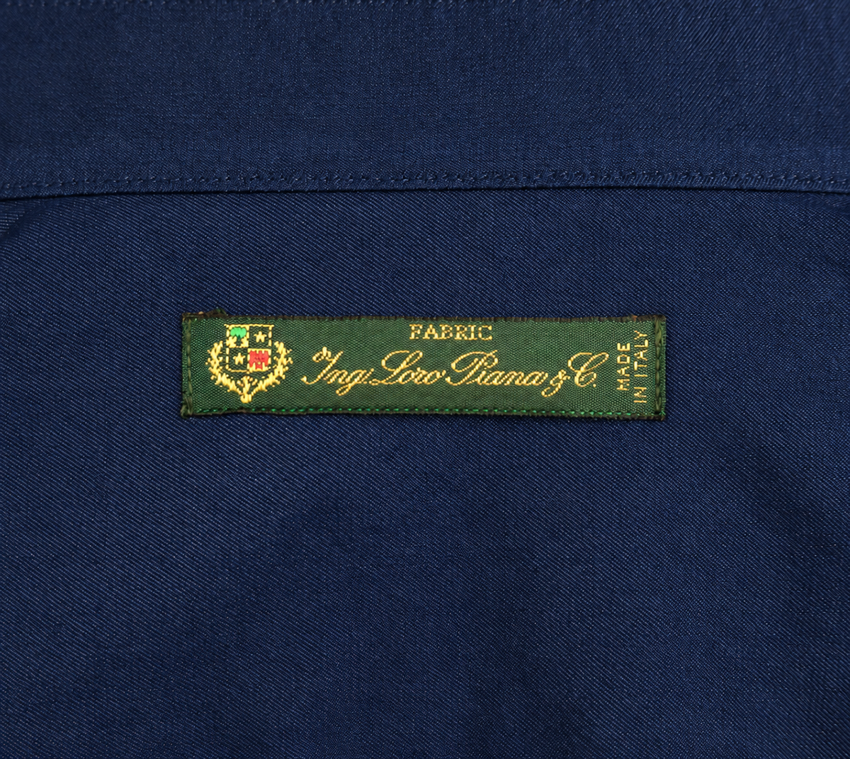 Loro Piana Fabric Man Shirt Cotton Blue