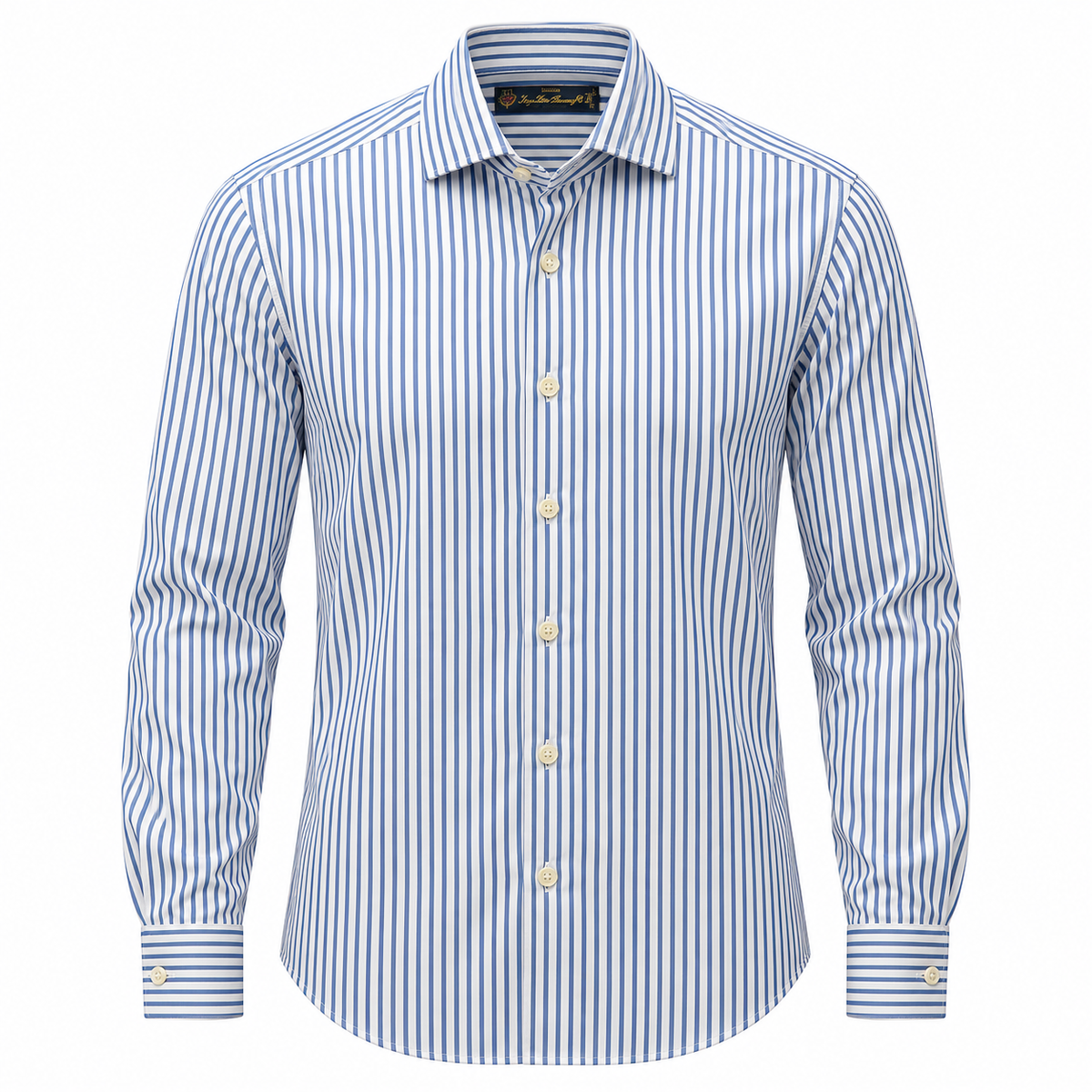 Loro Piana Fabric Man Shirt Cotton Righe White