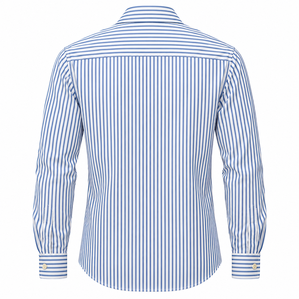 Loro Piana Fabric Man Shirt Cotton Righe White