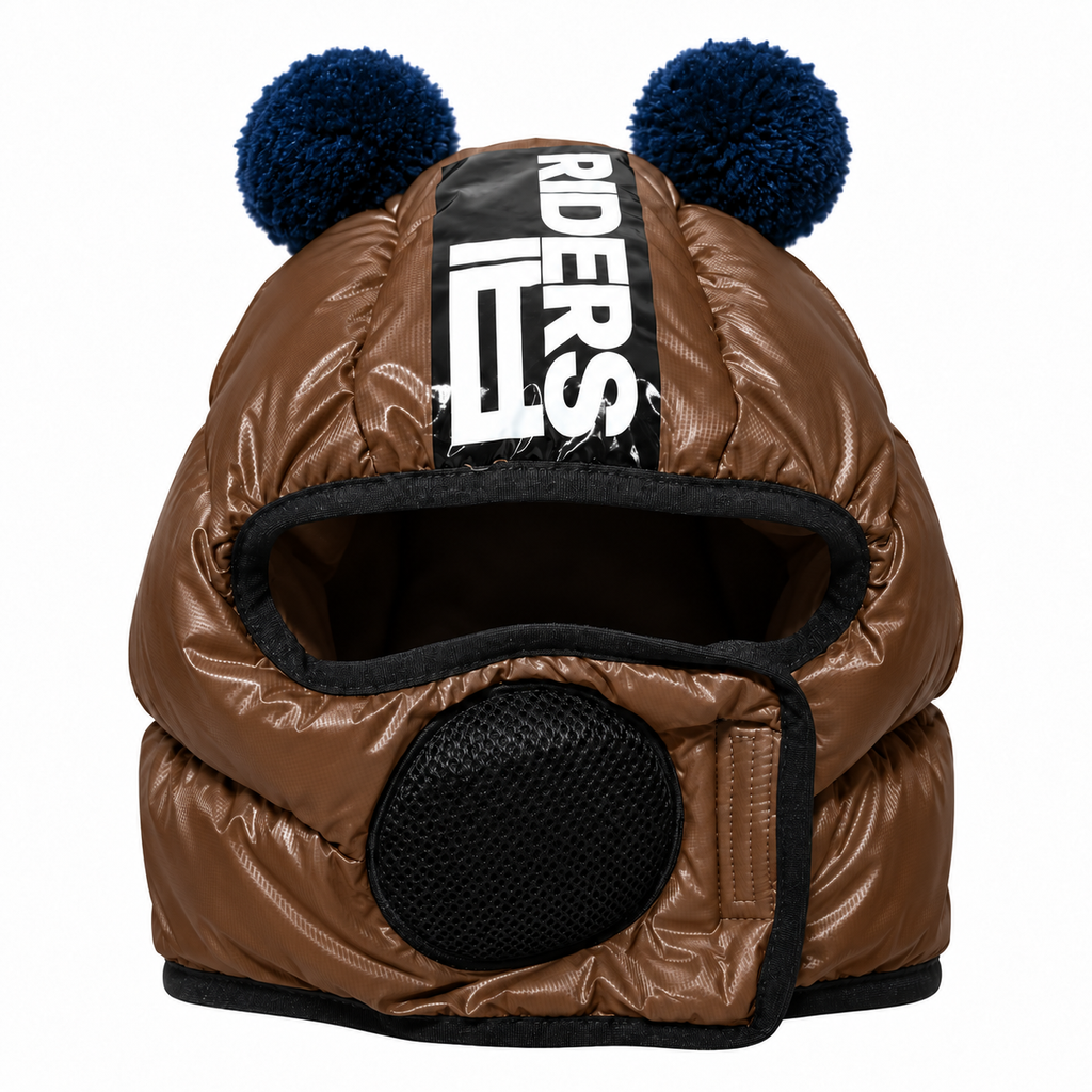 Ai-riders Junior Hat Hooded Brown