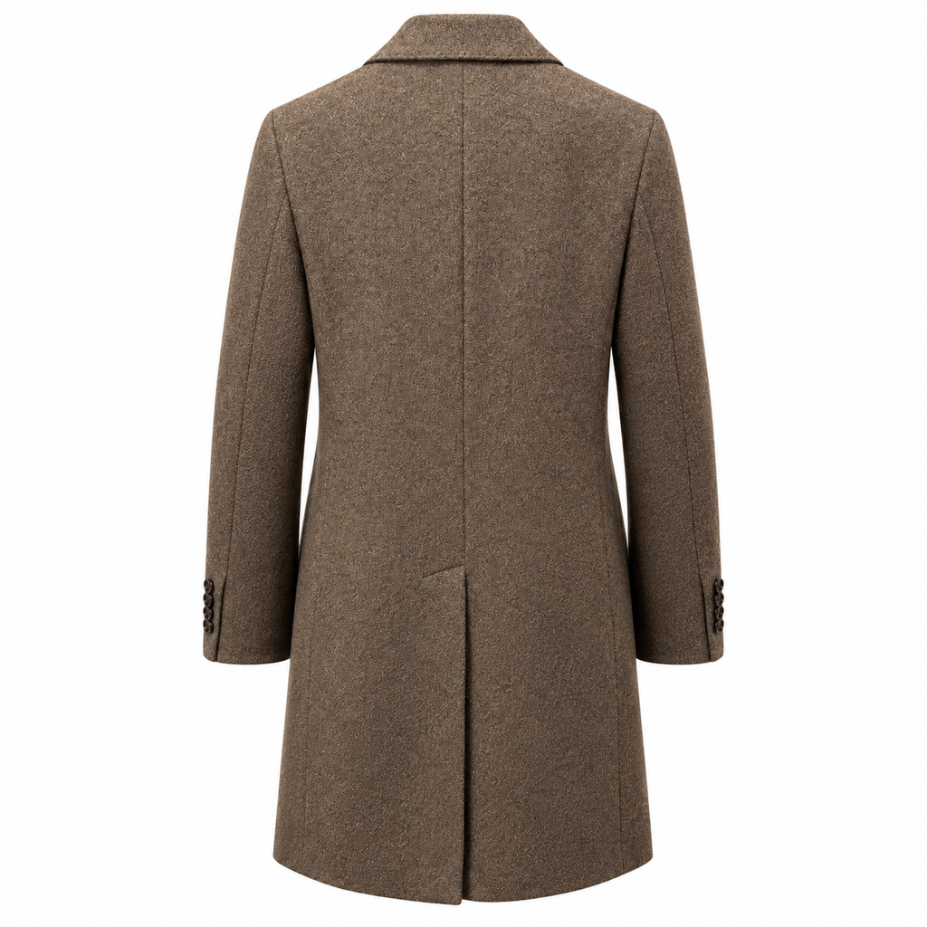 L.P. Fabric Man Coat Nocciola Camel