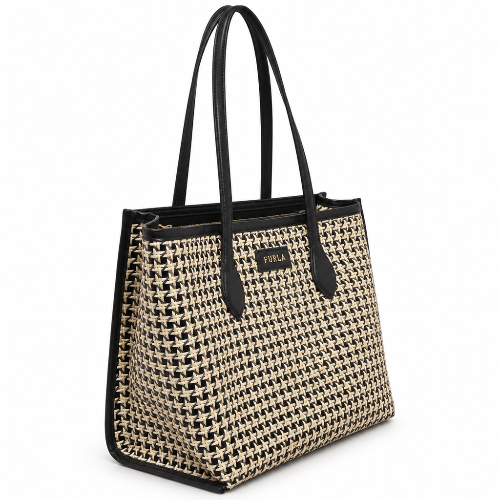Furla Woman Bag Era Intrecciata Beige