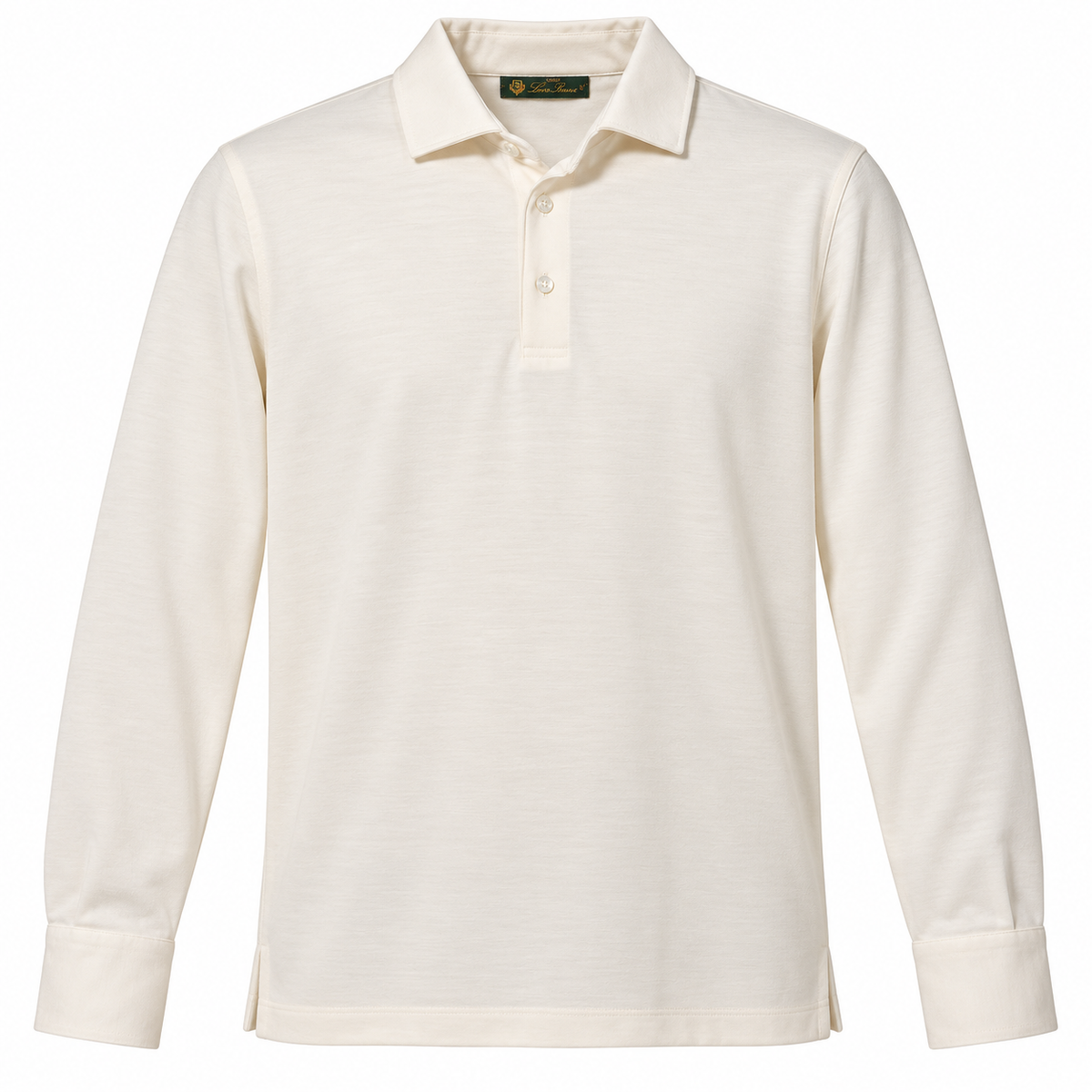 L.P. Fabric Man Polo Cashmere Cream White