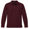 L.P. Fabric Man Polo Wool Bordeaux Red