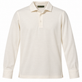 L.P. Fabric Man Polo Wool Cream White