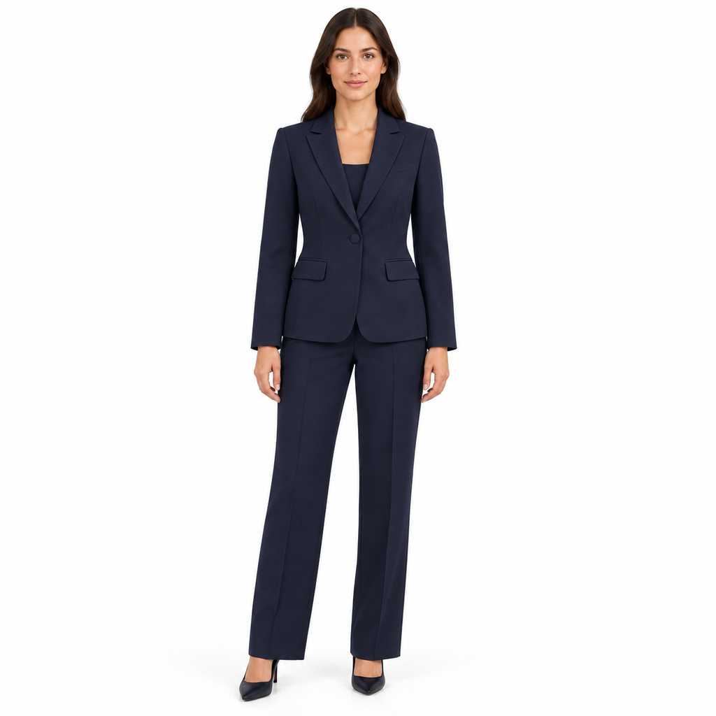 Off Woman Suit Jacket Trousers Blue