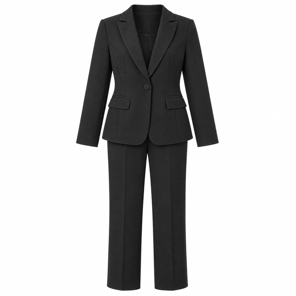 Off Woman Suit Jacket Trousers Black
