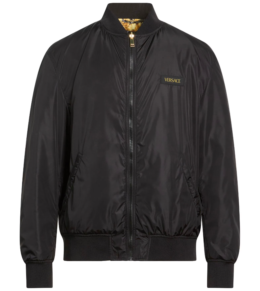 Versace Man Bomber Reversible Black