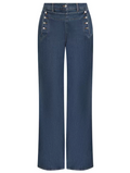 Ermanno Scervino Woman Jeans Wide-Leg Blue
