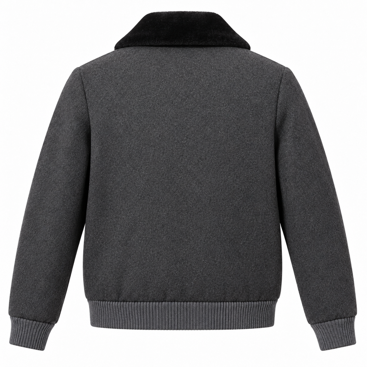 L.P. Fabric Man Bomber Cashmere Interno Pelliccia Grey