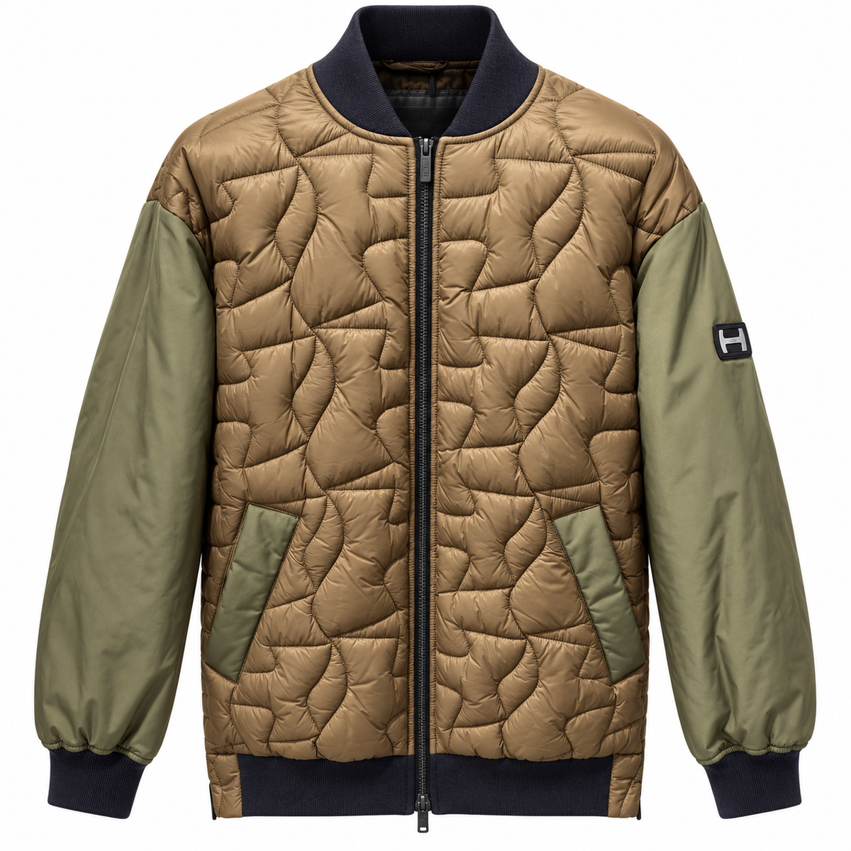Hogan Woman Jacket Trapuntata Green