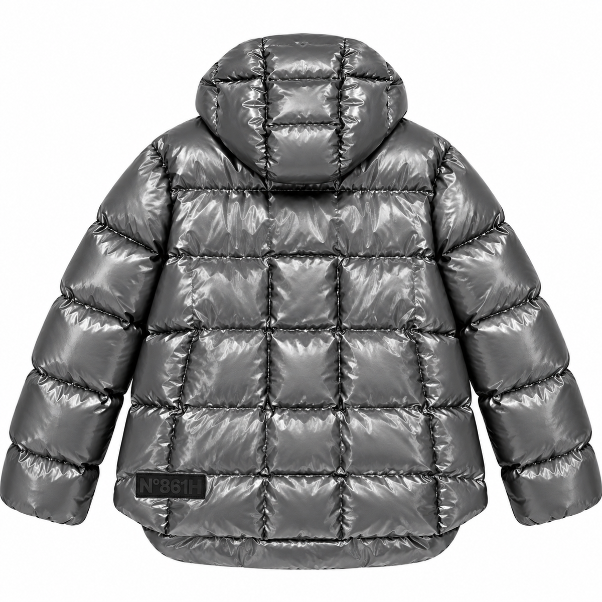 Hogan Woman Jacket Asimmetrico Grey