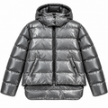 Hogan Woman Jacket Asimmetrico Grey