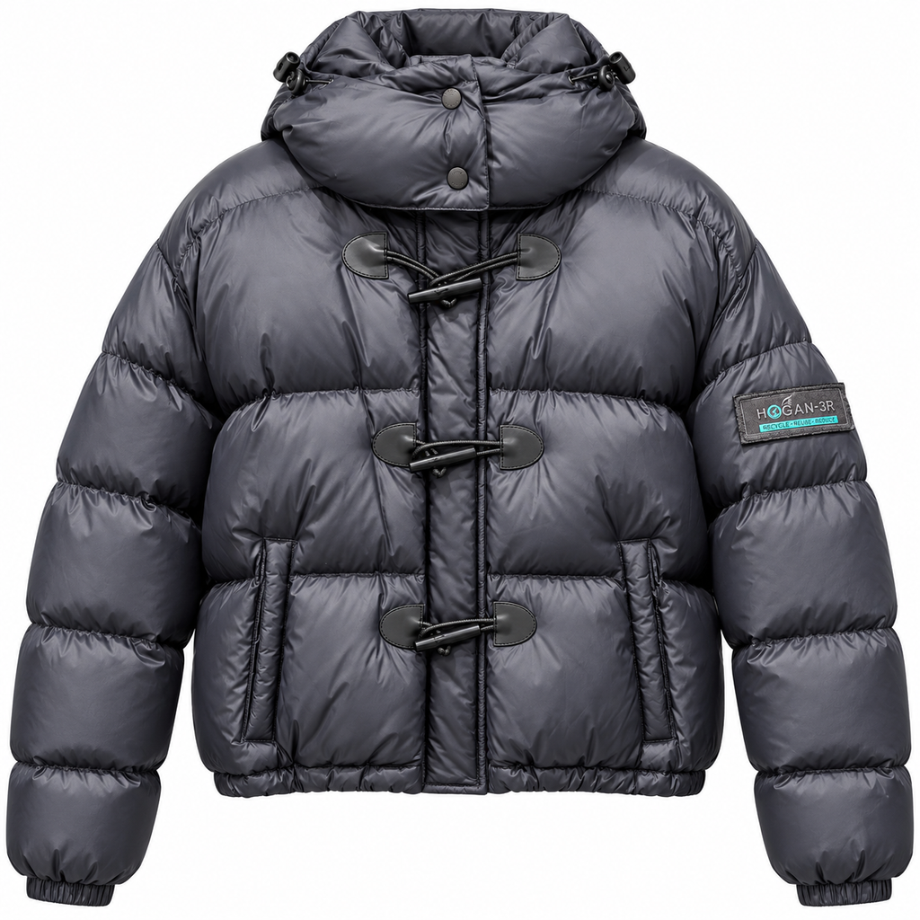 Hogan Woman Down Jacket Quilted Blue
