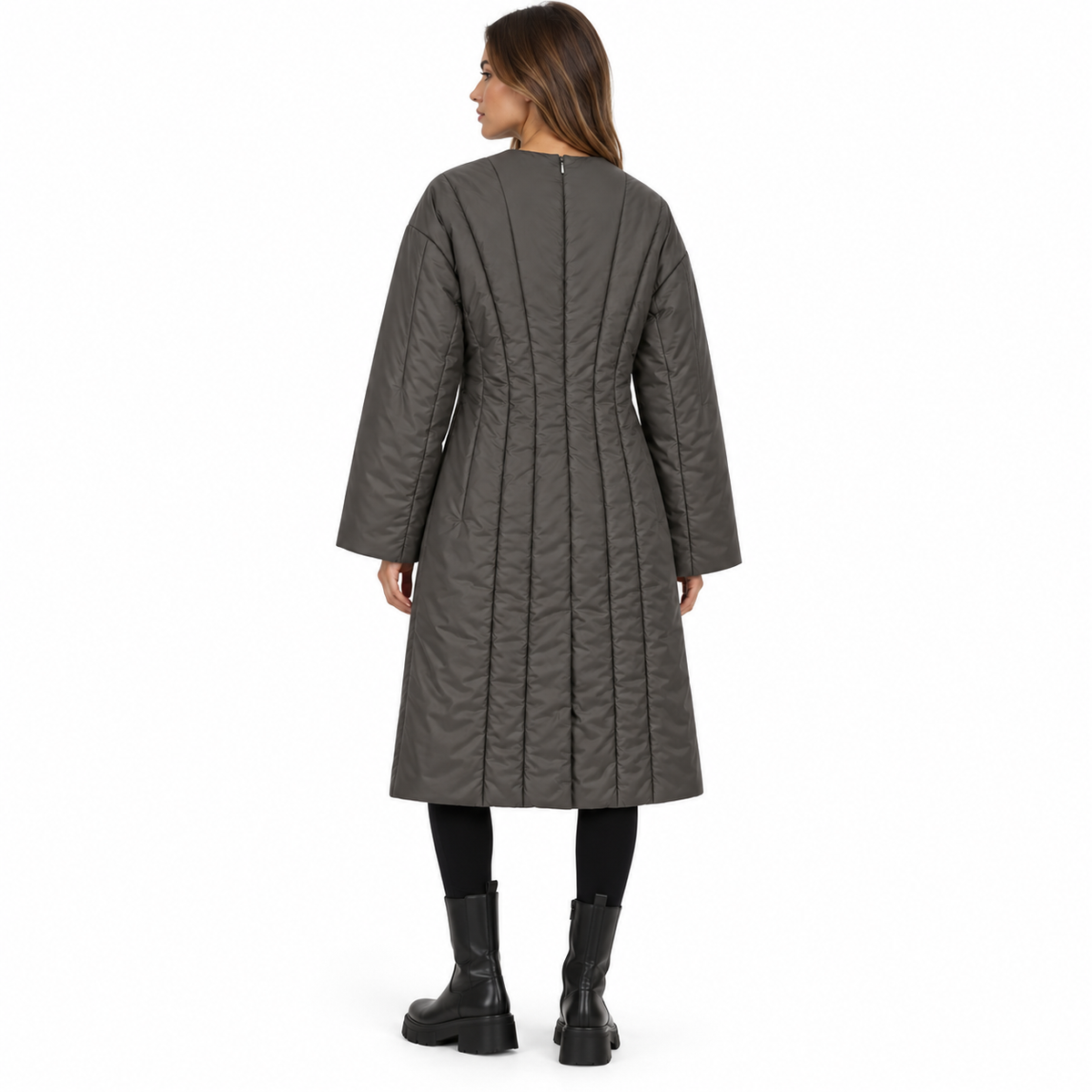 Tod's Woman Jacket Long Grey