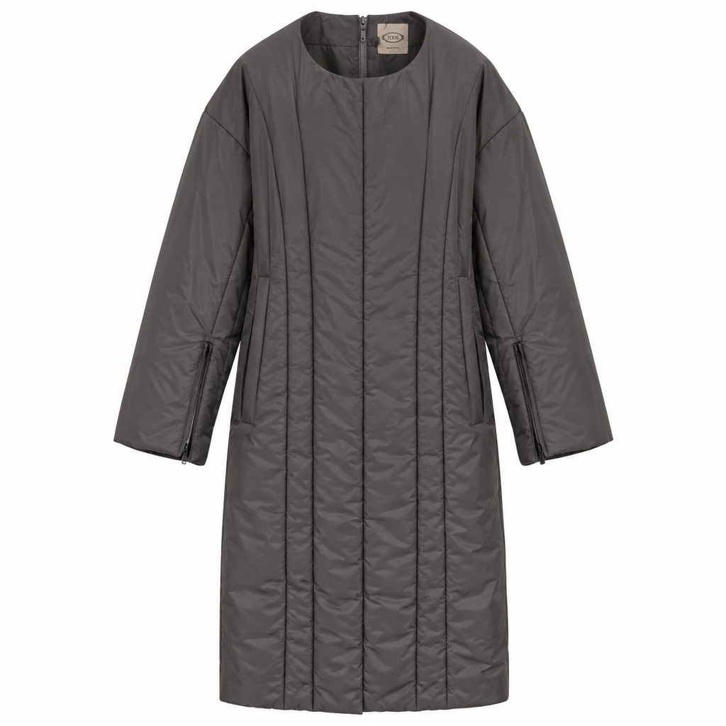 Tod's Woman Jacket Long Grey