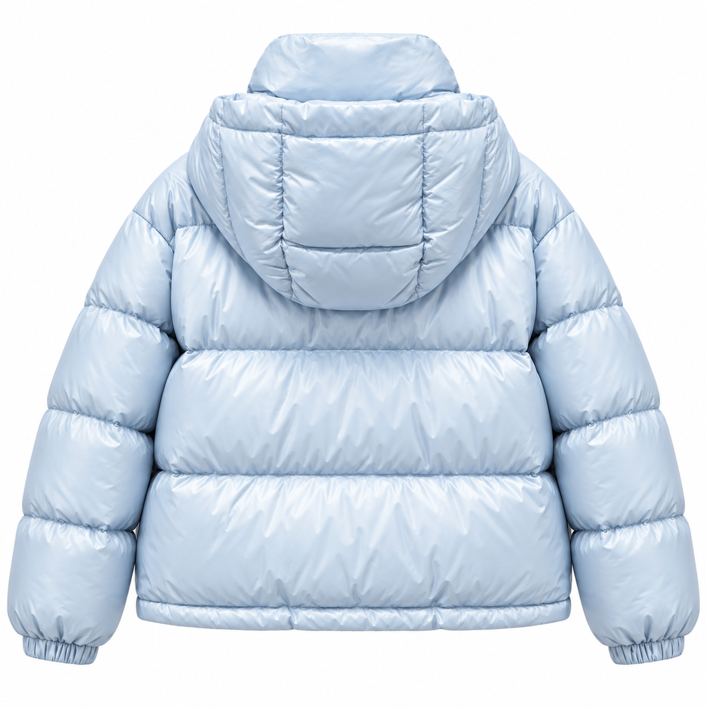 Hogan Woman Down Jacket Quilted Light Blue