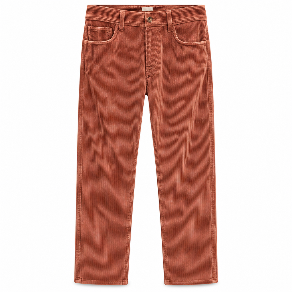 Tod's Woman Trousers Long Ribbed Brown