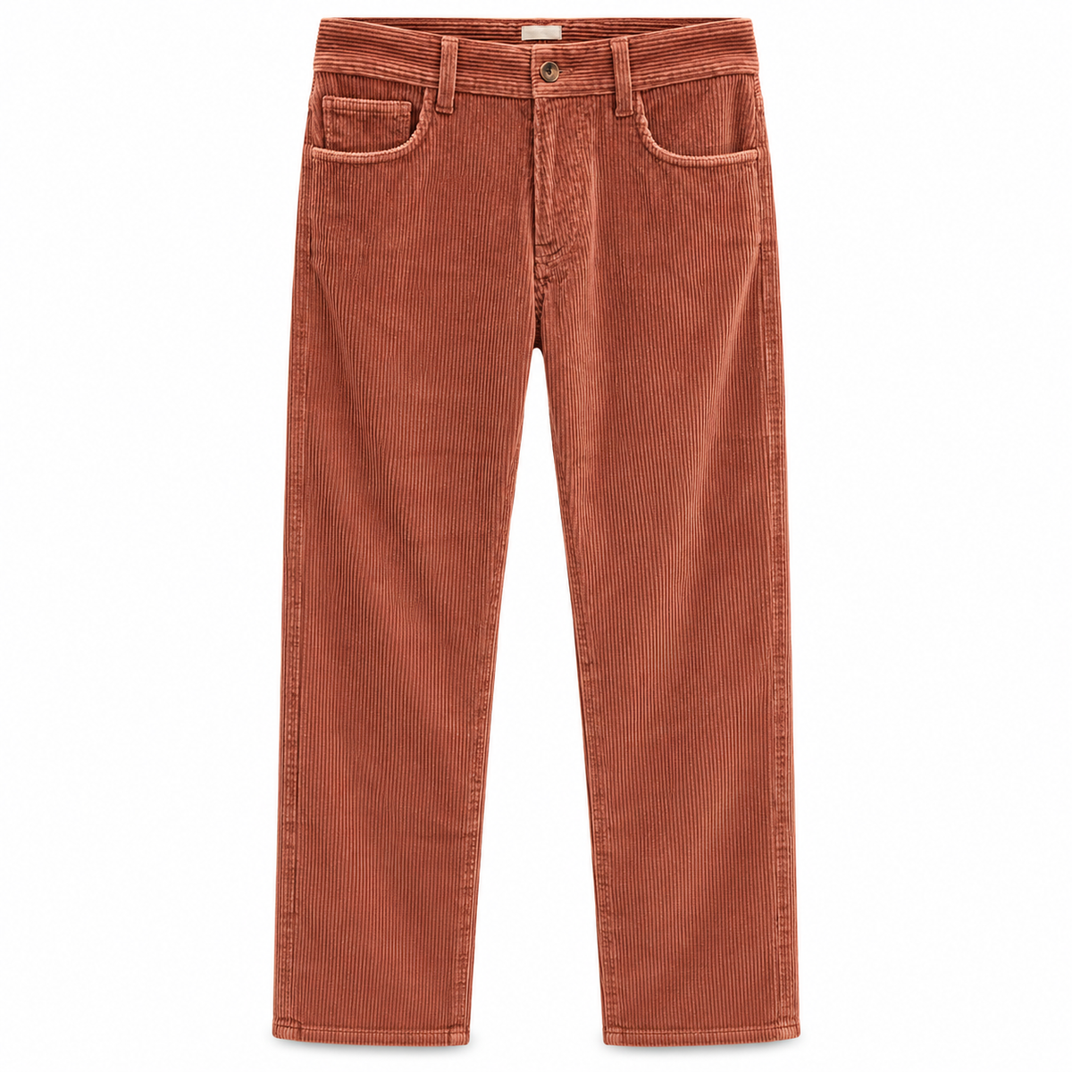 Tod's Woman Trousers Long Ribbed Brown