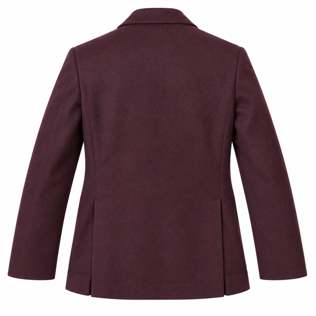 L.P. Fabric Man Jacket Double-Breasted Bordeaux Red