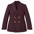 L.P. Fabric Man Jacket Double-Breasted Bordeaux Red