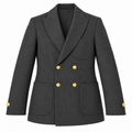 L.P. Fabric Man Jacket Double-Breasted Grey