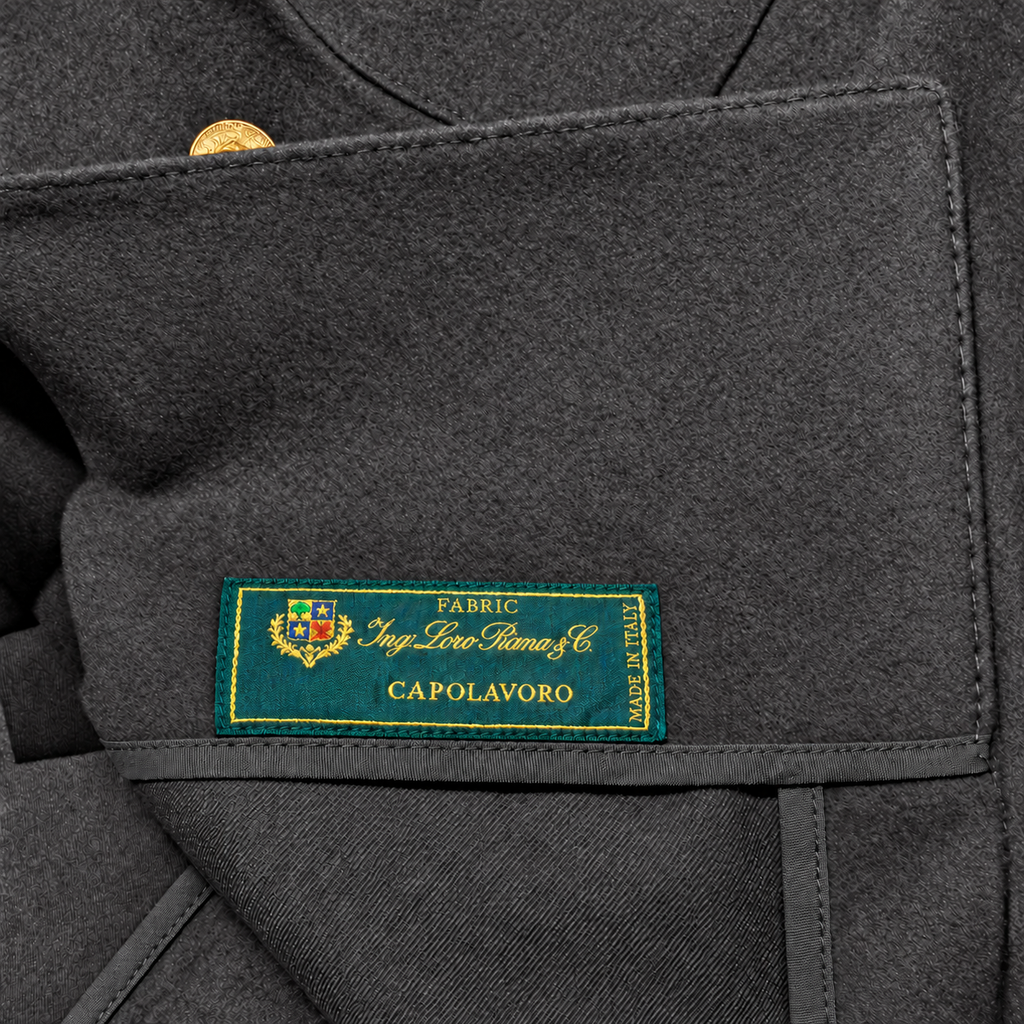 L.P. Fabric Man Jacket Double-Breasted Grey