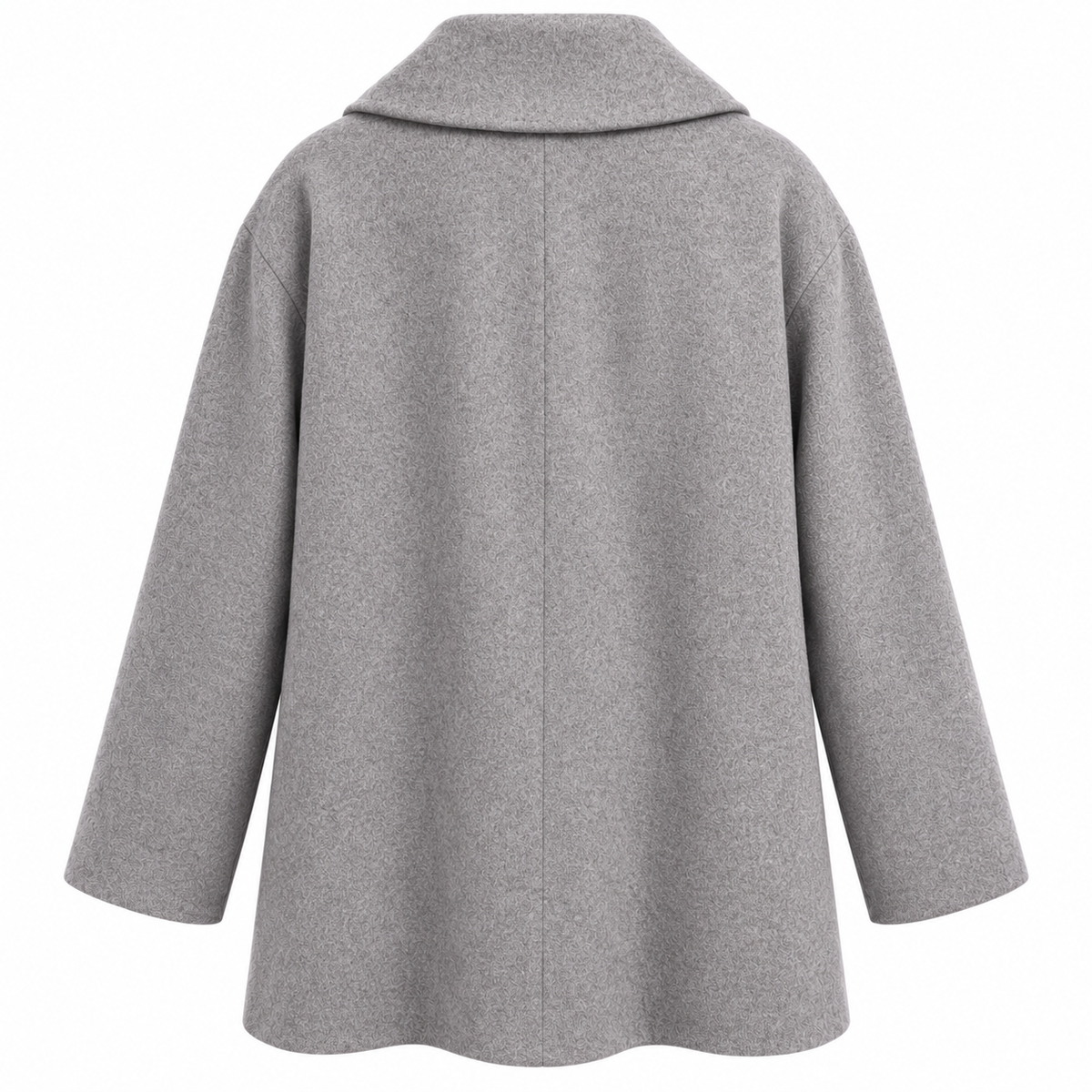 Herno Woman Coat Double-Breasted Grey