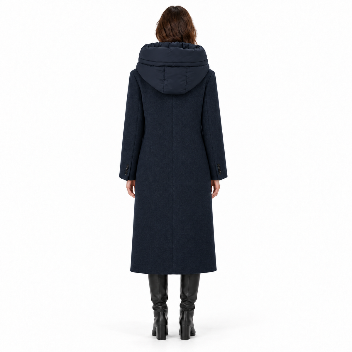 Off Woman Coat Pettorina Blue