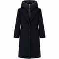 Off Woman Coat Pettorina Blue