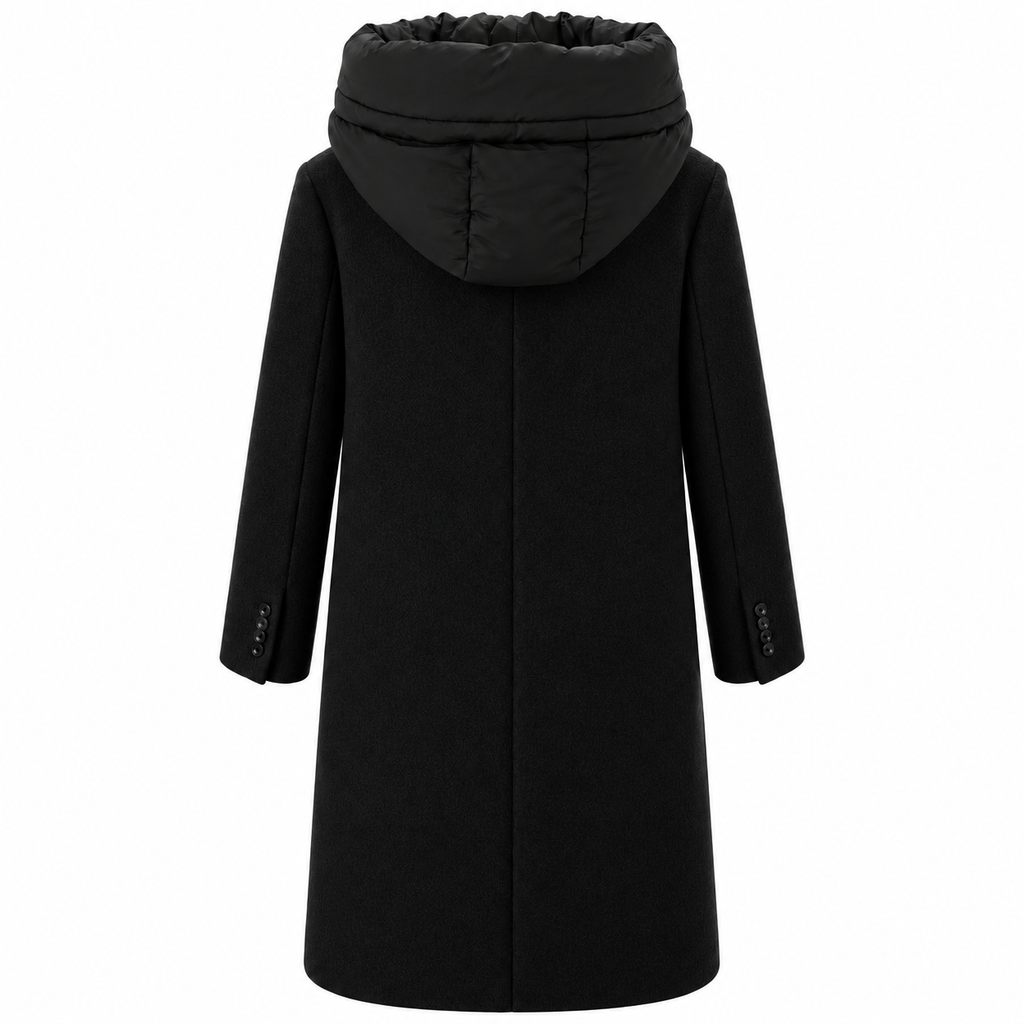 Off Woman Coat Pettorina Black