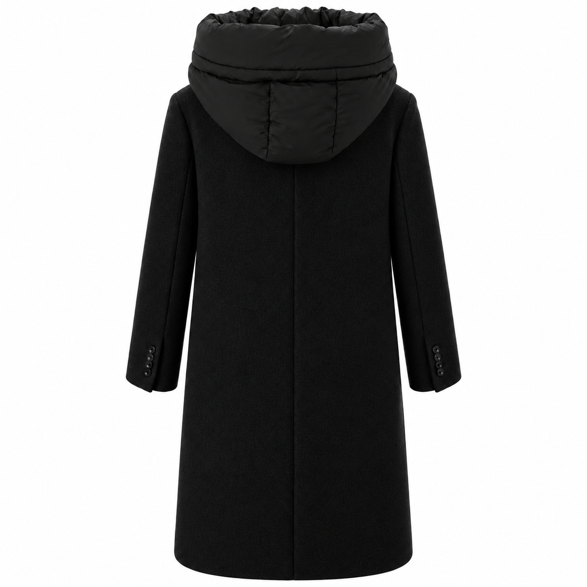 Off Woman Coat Pettorina Black
