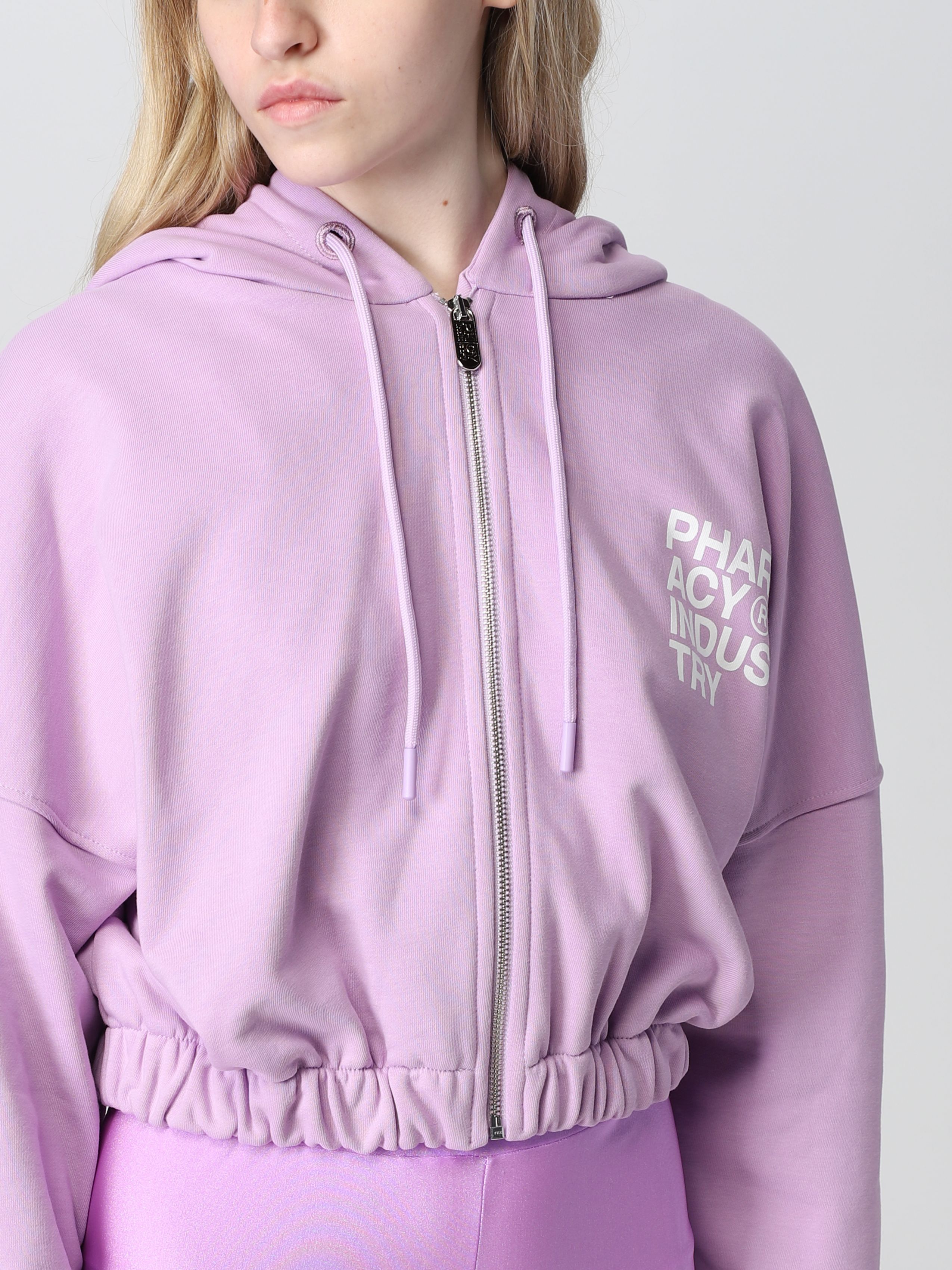 Pharmacy Industry Woman Purple Sweatshirts