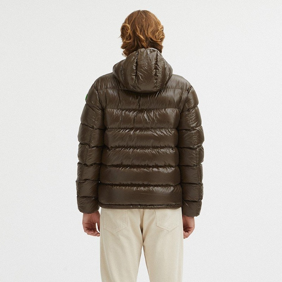 Centogrammi Reversible ultralight down jacket - grey/brown