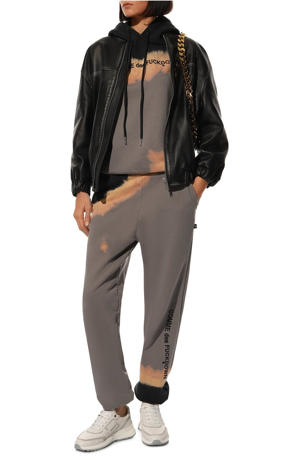 Comme Des Fuckdown Woman Grey Trousers