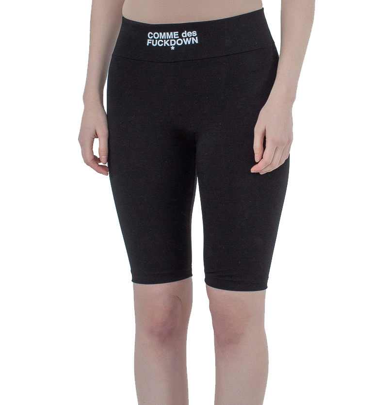 Comme Des Fuckdown Woman Leggings Cotton Black
