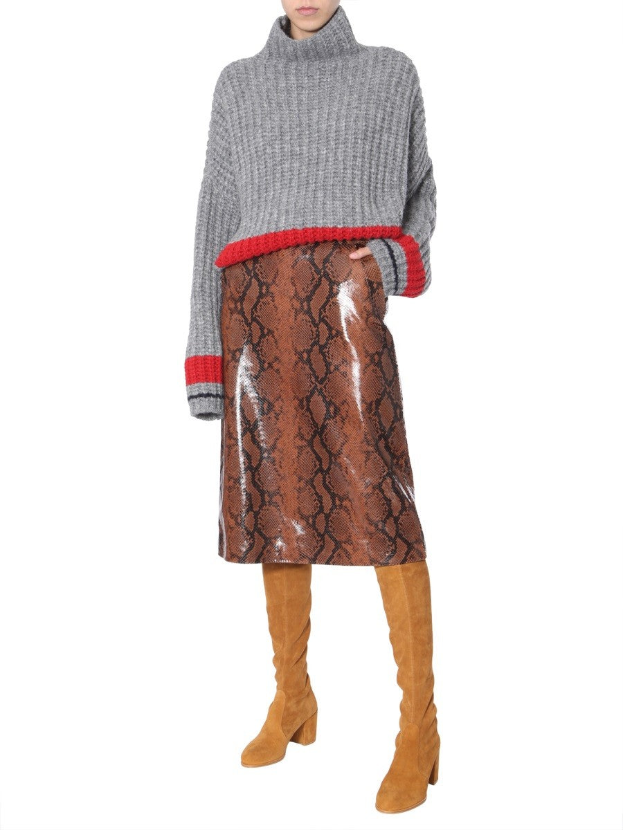 Dsquared PYTHON PRINT SKIRT