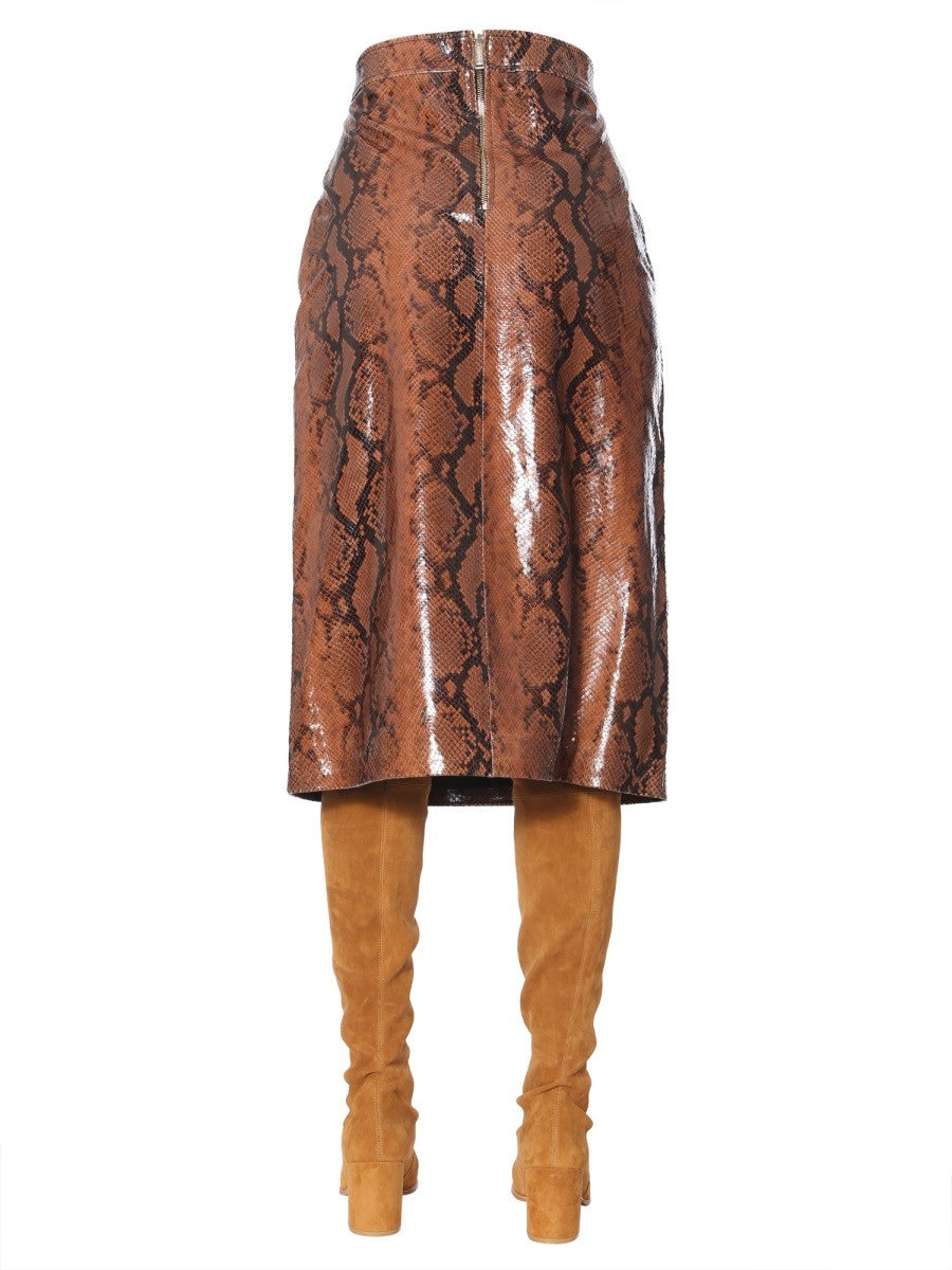 Dsquared PYTHON PRINT SKIRT