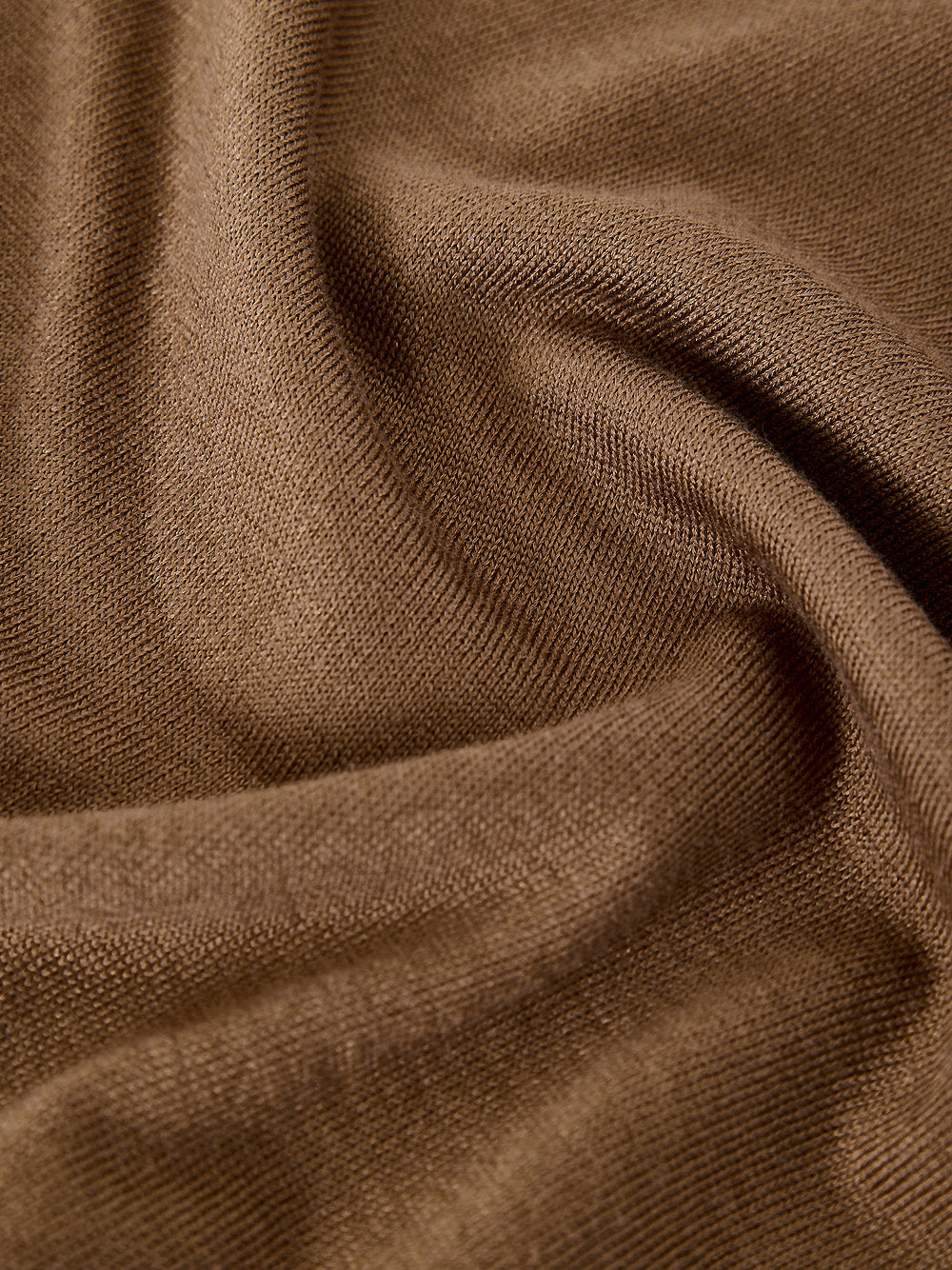 Brown Gran Sasso Silk Blend Crewneck Sweater