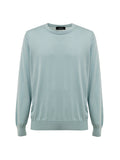 Light Blue Cashmere and Silk Crewneck Sweater Gran Sasso