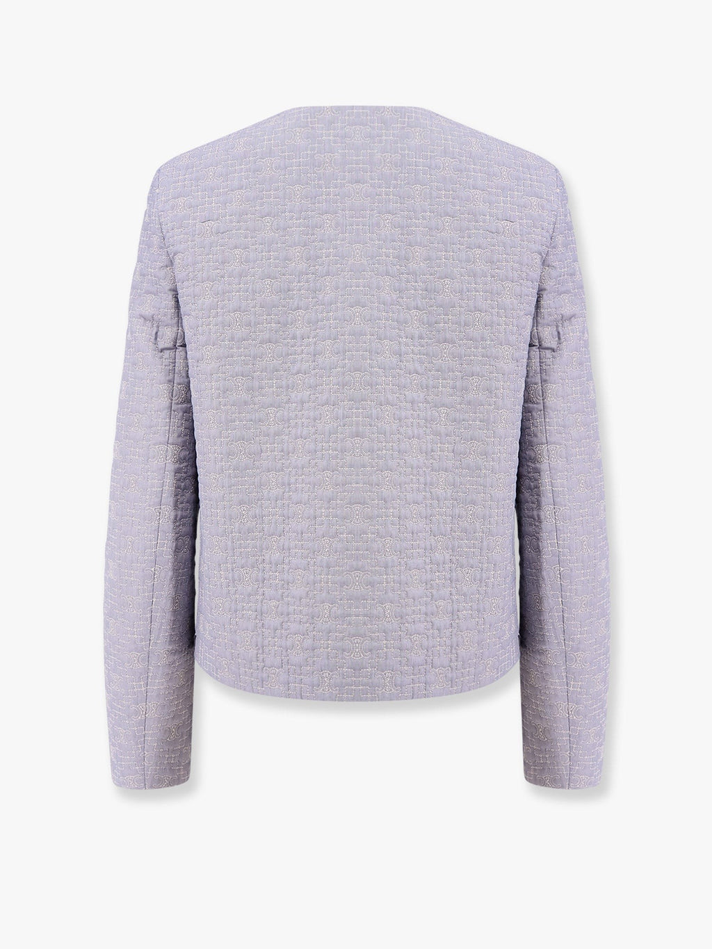 Celine Quilted cotton blazer with triomphe motif