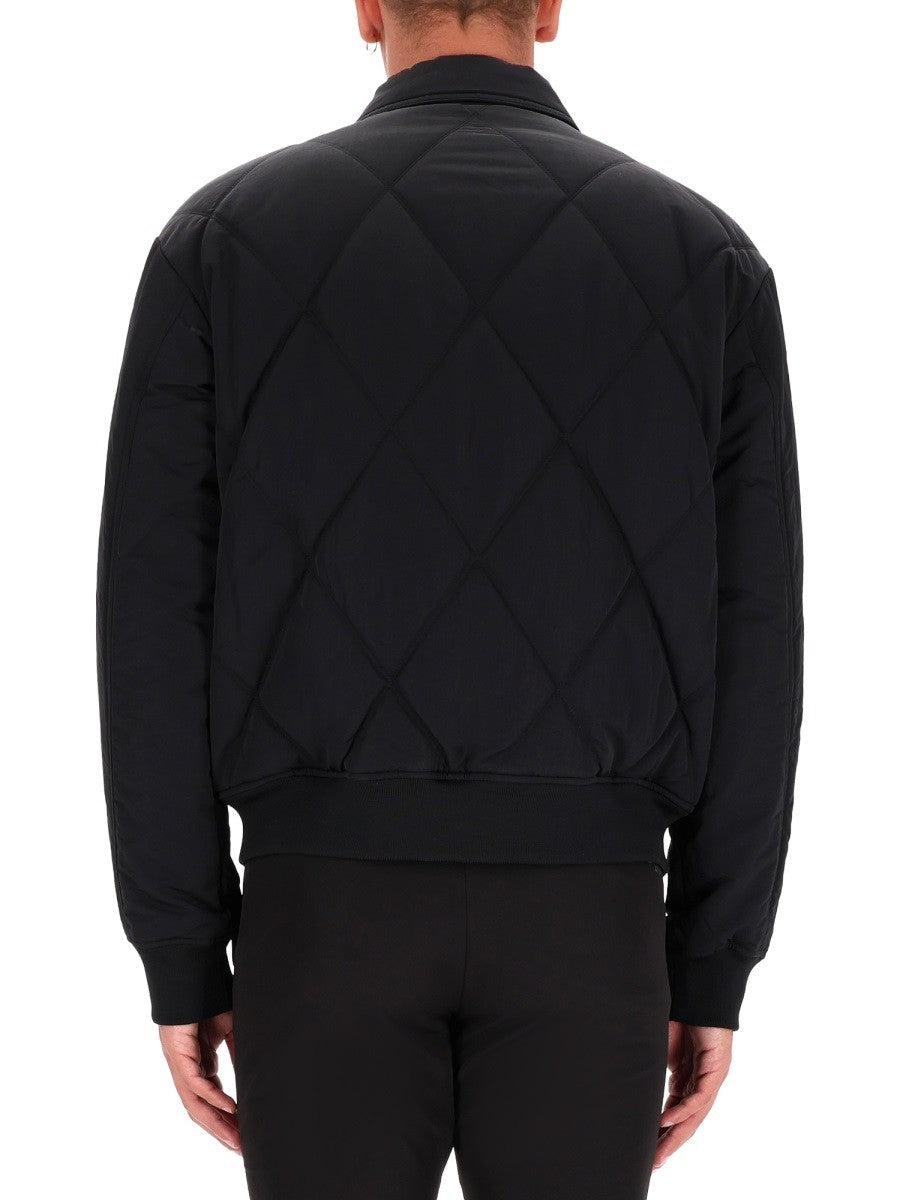 Versace Jeans Couture QUILTED JACKET WITH ZIPPER